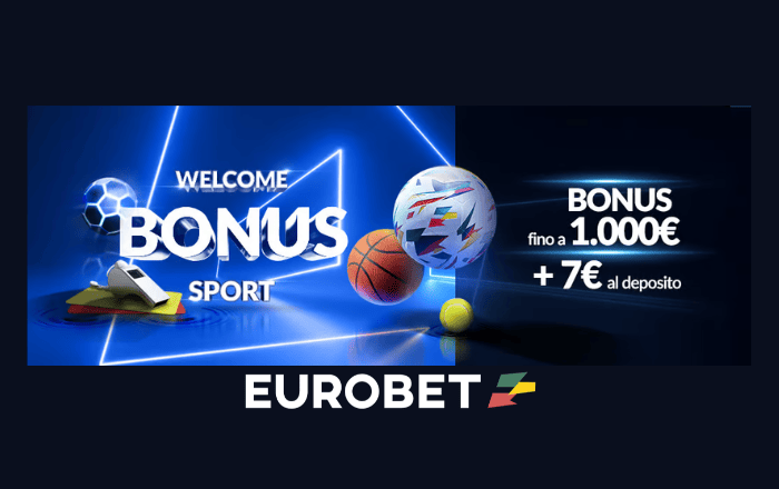 Bonus Benvenuto di Eurobet